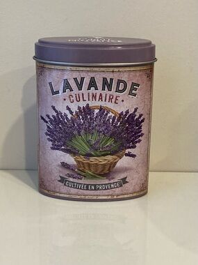 Lavande Culinaire Lavender Empty Tin in Purple Refill Reuse